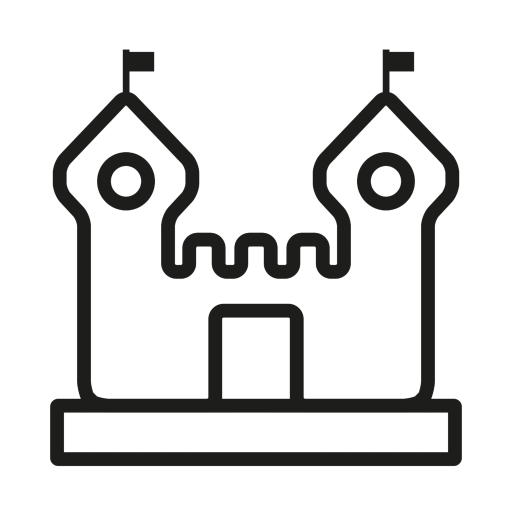 Château gonflable - Les Jardins de Marcel