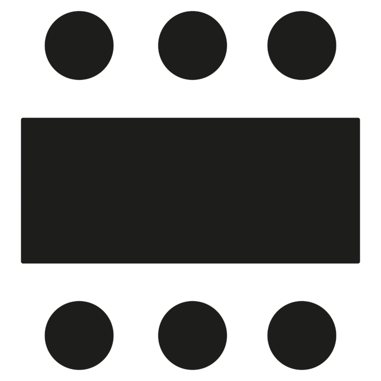 Picto - Table rectangulaire - Les Jardins de Marcel